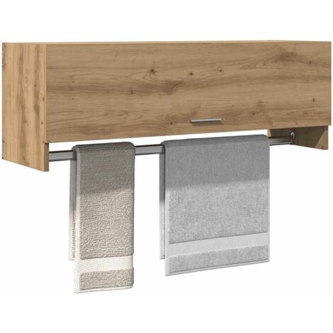 vidaXL Wardrobe Artisan Oak 100x32.5x35 cm Engineered Wood
