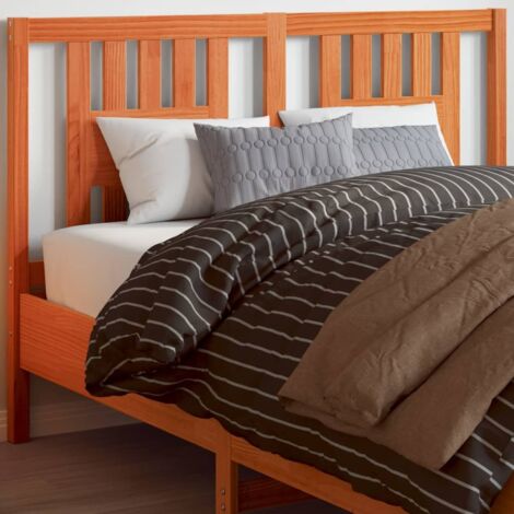 Tête de lit cire marron 140 cm bois massif de pin vidaXL (1/5)