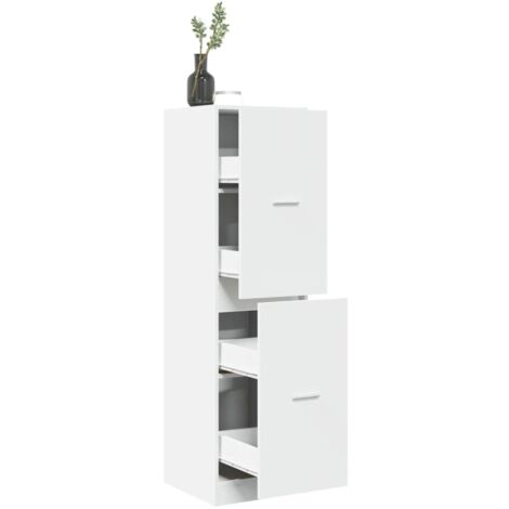 vidaXL Armoire d'apothicaire blanc 40x41x144,5 cm bois d'ingénierie