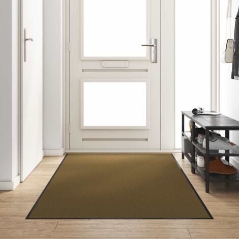 vidaXL Doormat Other Brown and Black 120 x 300 cm
