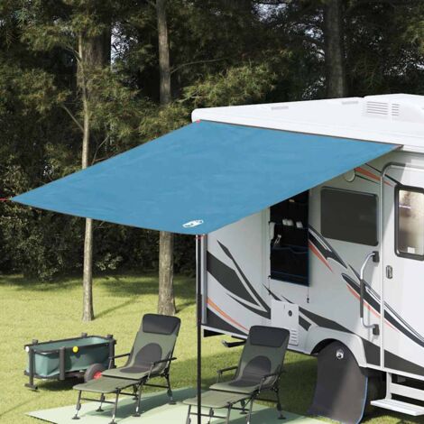 Vidaxl – Bâche de camping rectangulaire 240 x 300 cm – Résistante à l'eau en polyester – Protection contre intempéries – Sac de transport inclus