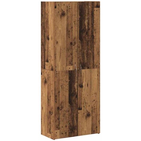 Cabinet de Bureau Bois ancien 60 x 32 x 153 Bois d'ingénierie vidaXL