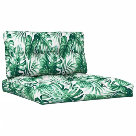 Vidaxl – Coussins de palette lot de 2 70x70cm et 70x40cm – Tissu polyester imperméable – Confort optimal pour meubles de jardin (1/5)