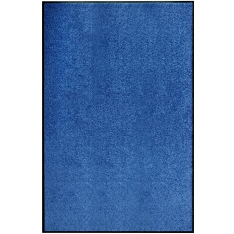 Paillasson lavable Bleu 120x180 cm vidaXL