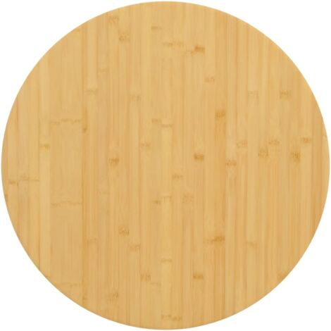 Vidaxl – Plateau de table en bambou 70x1,5 cm – Finition vernie pour entretien facile – Design unique pour tables à manger et bureaux