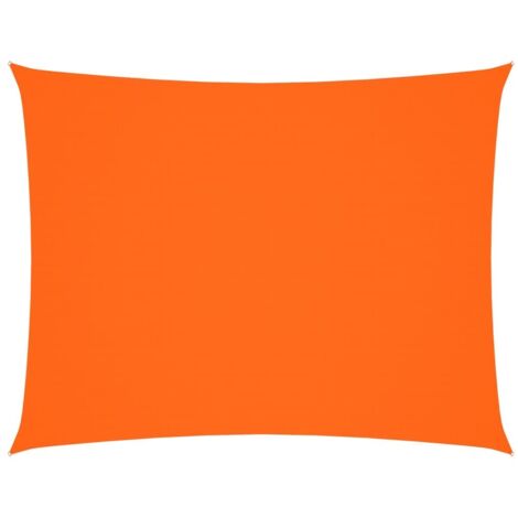 Voile de parasol tissu oxford rectangulaire 4x5 m orange vidaXL (1/8)