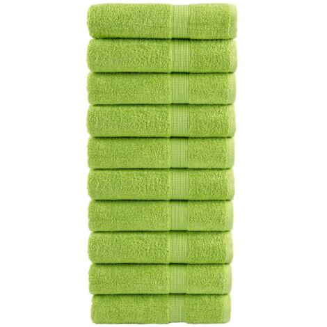 vidaXL Serviettes de bain de qualité supérieure SOLUND 10 pcs 600g/m²