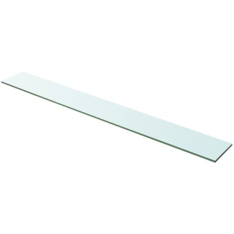 Panneau pour étagère Verre transparent 100 x 12 cm vidaXL