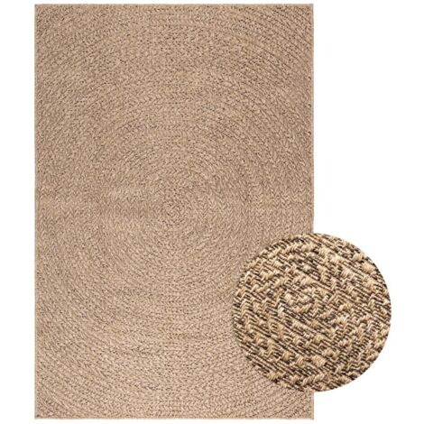 Tapis 120x170 cm aspect jute intérieur et extérieur vidaXL