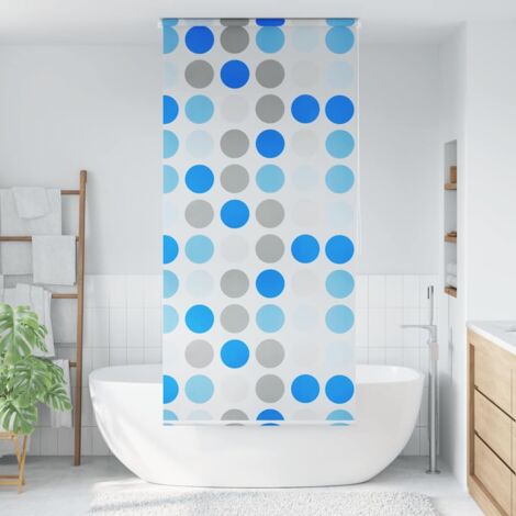 Store roulant de douche 120x240 cm Cercle vidaXL