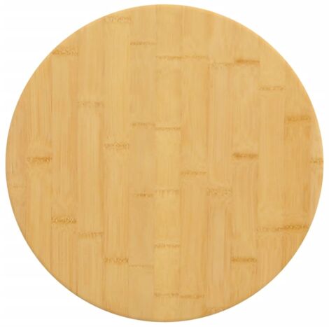 Dessus de table Ø50x4 cm bambou vidaXL