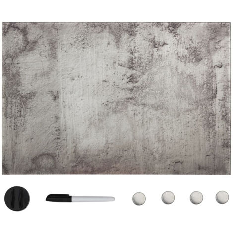 vidaXL Tableau noir magnétique mural Verre 60x40 cm (1/5)