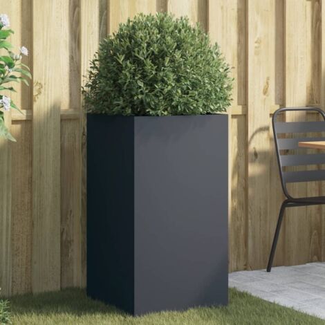 Jardinière anthracite 42x38x75 cm acier laminé à froid vidaXL104614 (1/5)