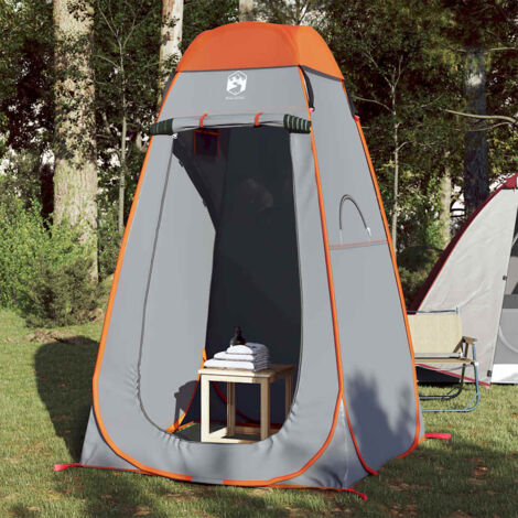 vidaXL Tente d'intimité gris et orange escamotable imperméable (1/5)