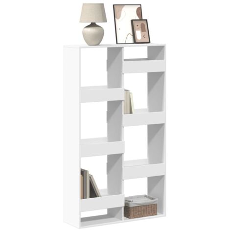 vidaXL Bibliothèque blanc 100x33x175 cm bois d'ingénierie (1/5)