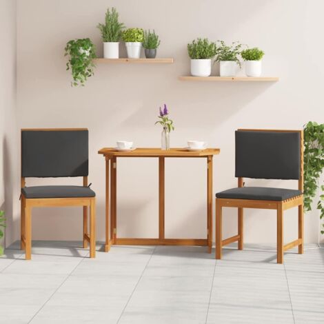 Chaise de jardin 2 pcs Marron 50 x 50 x 91cm vidaXL