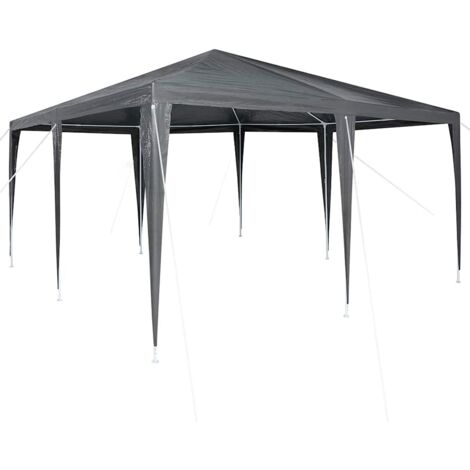 Tente de fête Anthracite et blanc 400 x 400 x 266 cm vidaXL