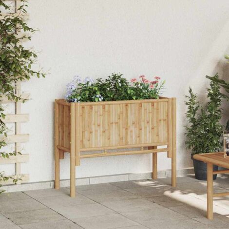 vidaXL Raised Bed Brown 90 x 35 x 70 cm Bamboo (1/5)