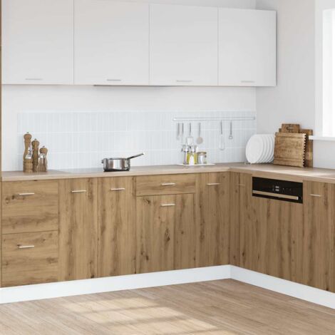 vidaXL Drawer Bottom Cabinet "Lyon" Artisan Oak 50x46x81,5 cm Engineered Wood