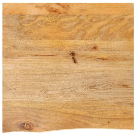 vidaXL Dessus de table à bord vivant 40x40x2,5 cm bois massif manguier