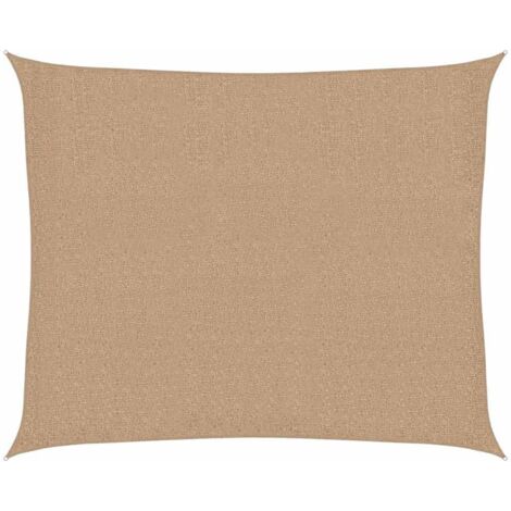 Voile d'ombrage 160 g/m² Taupe 2,5x3 m PEHD vidaXL
