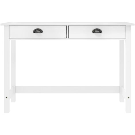 Table console Hill avec 2 tiroirs 110x45x74 cm Bois pin massif vidaXL