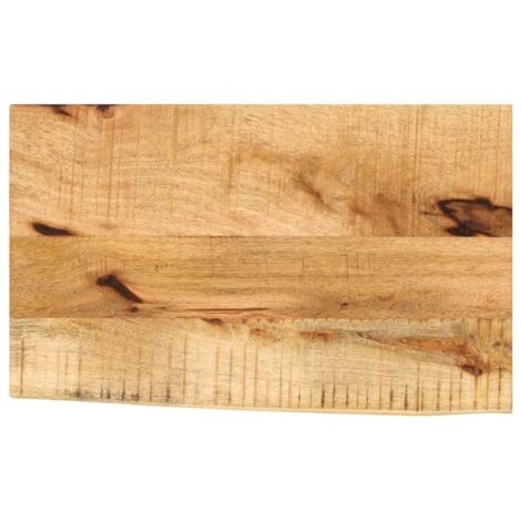 vidaXL Dessus de table 40x30x2,5 cm bord vif bois massif manguier brut