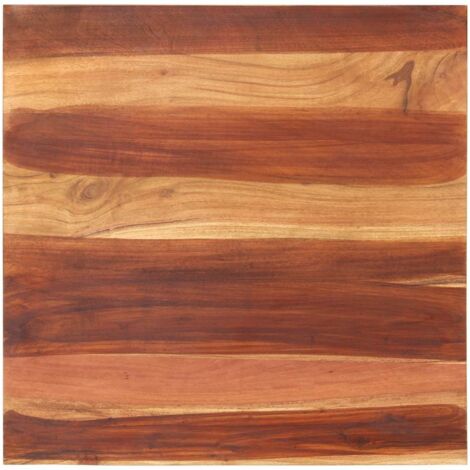 Plateau de Table, de Bureau, Table à Manger Bois solide 25-27 mm 70x70 cm vidaXL