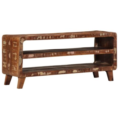 vidaXL Meuble TV 105x46x32 cm Bois massif de récupération (1/5)