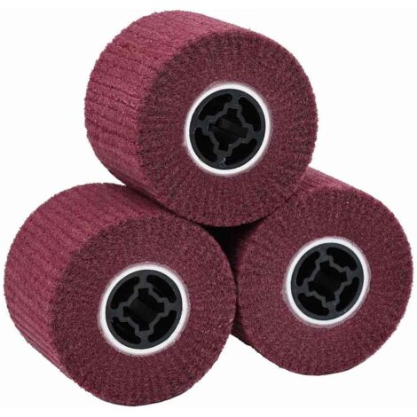 Rouleaux de ponçage 3 pcs Rouge 12 x 12 x 10 cm vidaXL (1/5)