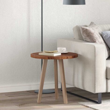 vidaXL Plateau de table Marron foncé Ø 50 x 2,5 cm