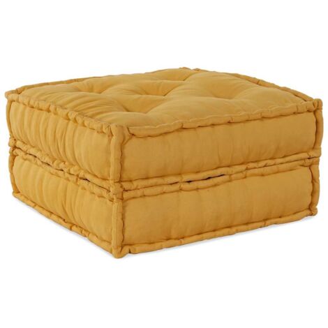 Canapé modulaire jaune 70x70x36 tissu vidaXL