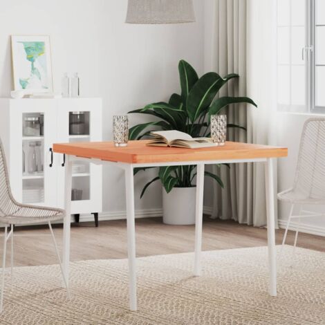 Dessus de table 80x80x4 cm carré bois massif de hêtre vidaXL (1/5)
