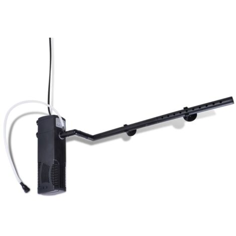 Pompe de filtration d'aquarium avec charbon actif 800 L/h vidaXL