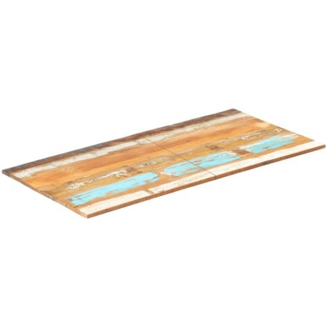 Dessus de table rectangulaire 60x120 cm 15-16 mm Bois récupéré vidaXL