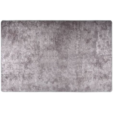 vidaXL Rug Washable 80x150 cm Grey