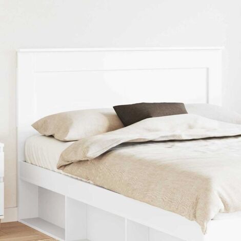 Vidaxl – Tête de lit 140 cm en bois d'ingénierie chêne noir – Design moderne – Assemblage facile – Usage intérieur – Dimensions 143 x 7 x 100 cm (1/5)