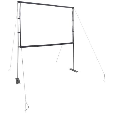 vidaXL Écran de projection avec supports 90 pouces 4:3