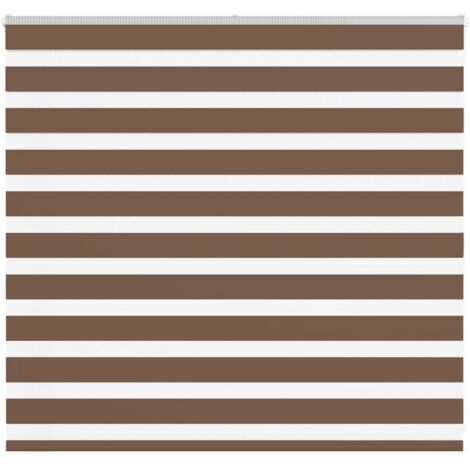 Store zèbre marron 155x100cm largeur du tissu 150,9cm polyester vidaXL
