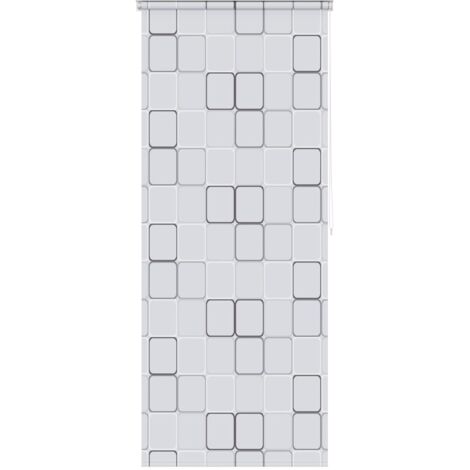 Vidaxl – Store roulant de douche 100x240 cm – Résistant à l'eau – Séchage rapide – Cordon à tirette montable à droite ou à gauche