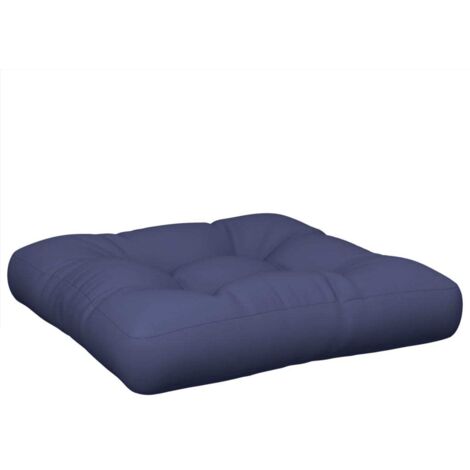 Coussin de palette bleu marine 58x58x10 cm tissu oxford vidaXL