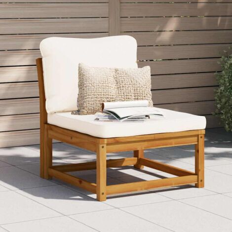 Salon de jardin avec coussins bois massif d'acacia vidaXL (1/5)
