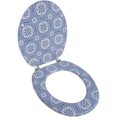 Abatant de WC avec couvercle design porcelaine