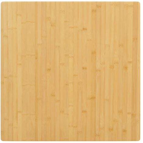 Plateau de Table, de Bureau, Table à Manger 70x70x4 cm bambou vidaXL