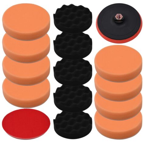 vidaXL Ensemble de tampons de polissage 14 pcs 150 mm (1/5)