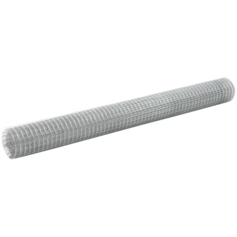 Grillage pour volière acier galvanisé 10x1,5 m argenté vidaXL