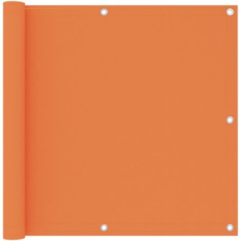 Écran de balcon Orange 90x300 cm Tissu Oxford vidaXL