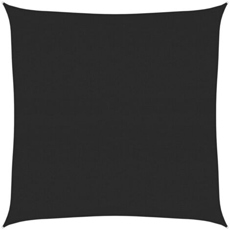 Voile d'ombrage 160 g/m² Noir 5x5 m PEHD vidaXL