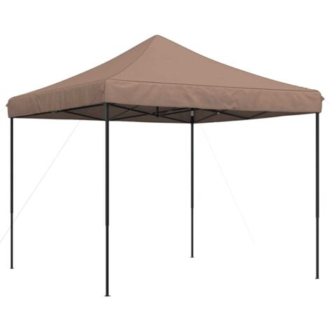 Tente de réception pliable escamotable marron 292x292x315 cm vidaXL