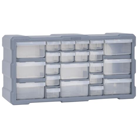 vidaXL Multi-drawer Organiser with 22 Drawers 49x16x25,5 cm